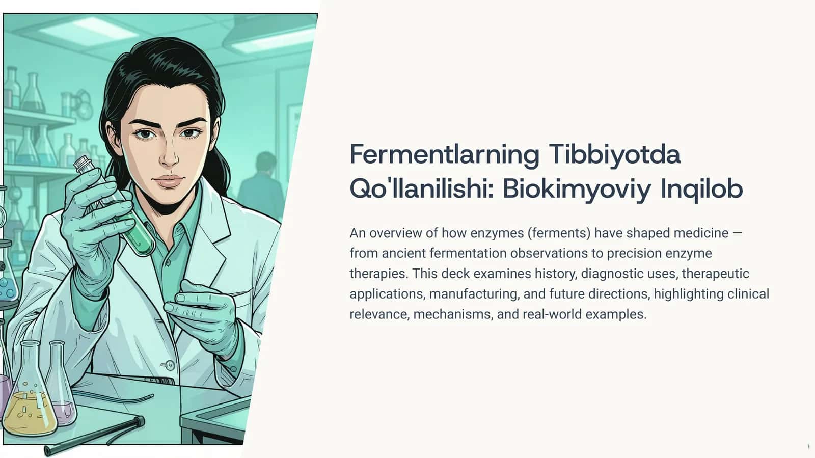 Fermentlarning tibbiyotda qo'llanilishi 1