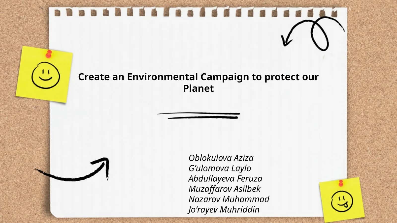 Environmental Campaign to Protect Our Planet 1