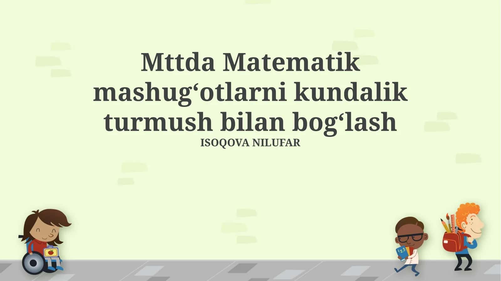 Matematikaning Kundalik Hayotdagi Qo‘llanilishi 1