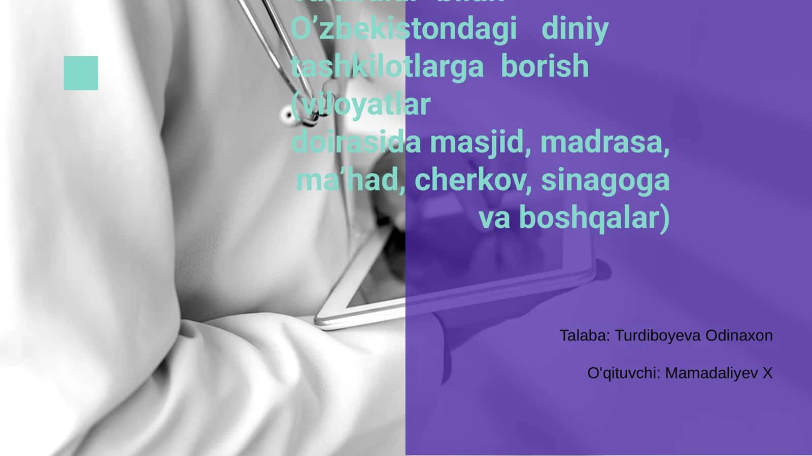 Talabalarning diniy bilimlarini boyitish 1
