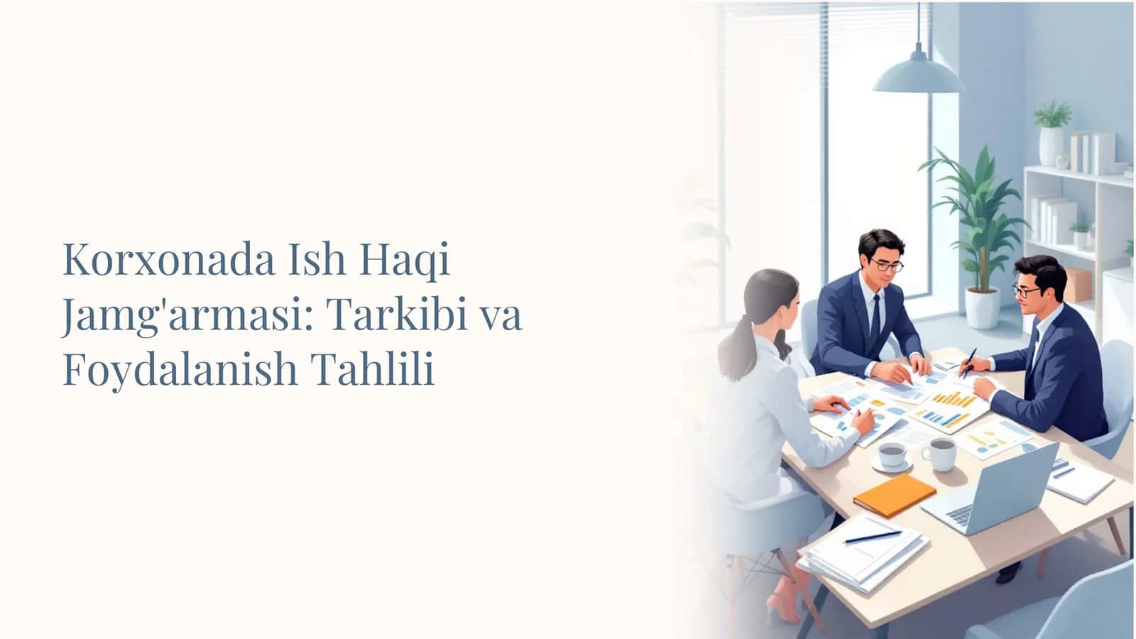 Korxonada Ish Haqi Jamg'armasi: Tarkibi va Foydalanish Tahlili 1