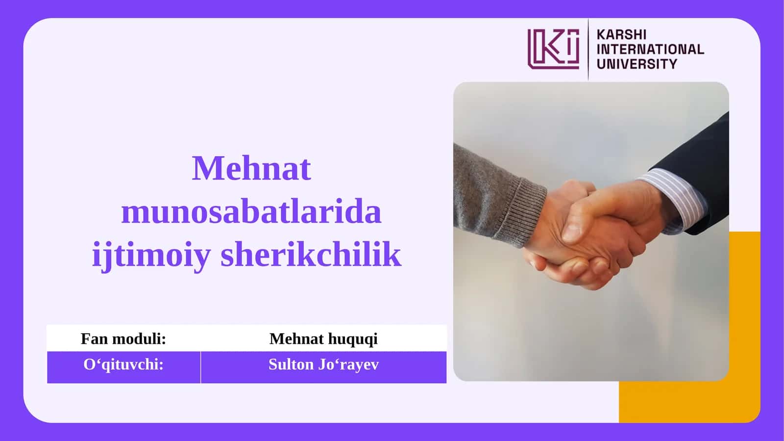 Mehnat munosabatlarida ijtimoiy sherikchilik 1