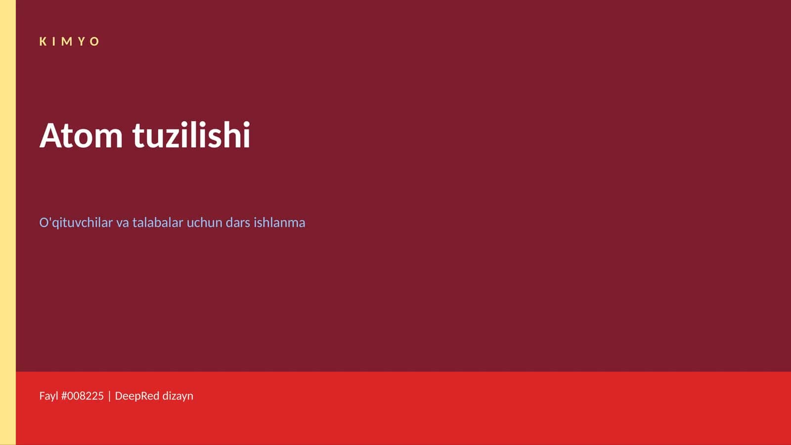 Atom tuzilishi 1