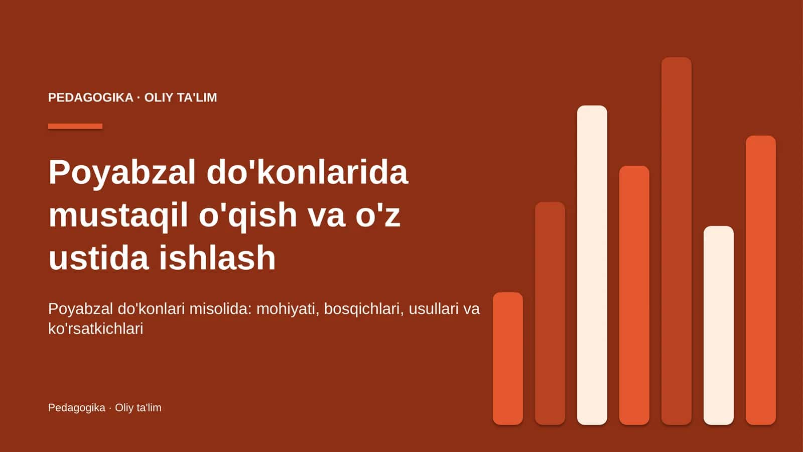 poyabzal do'konlarida mustaqil o'qish va o'z ustida ishlash 8774 1