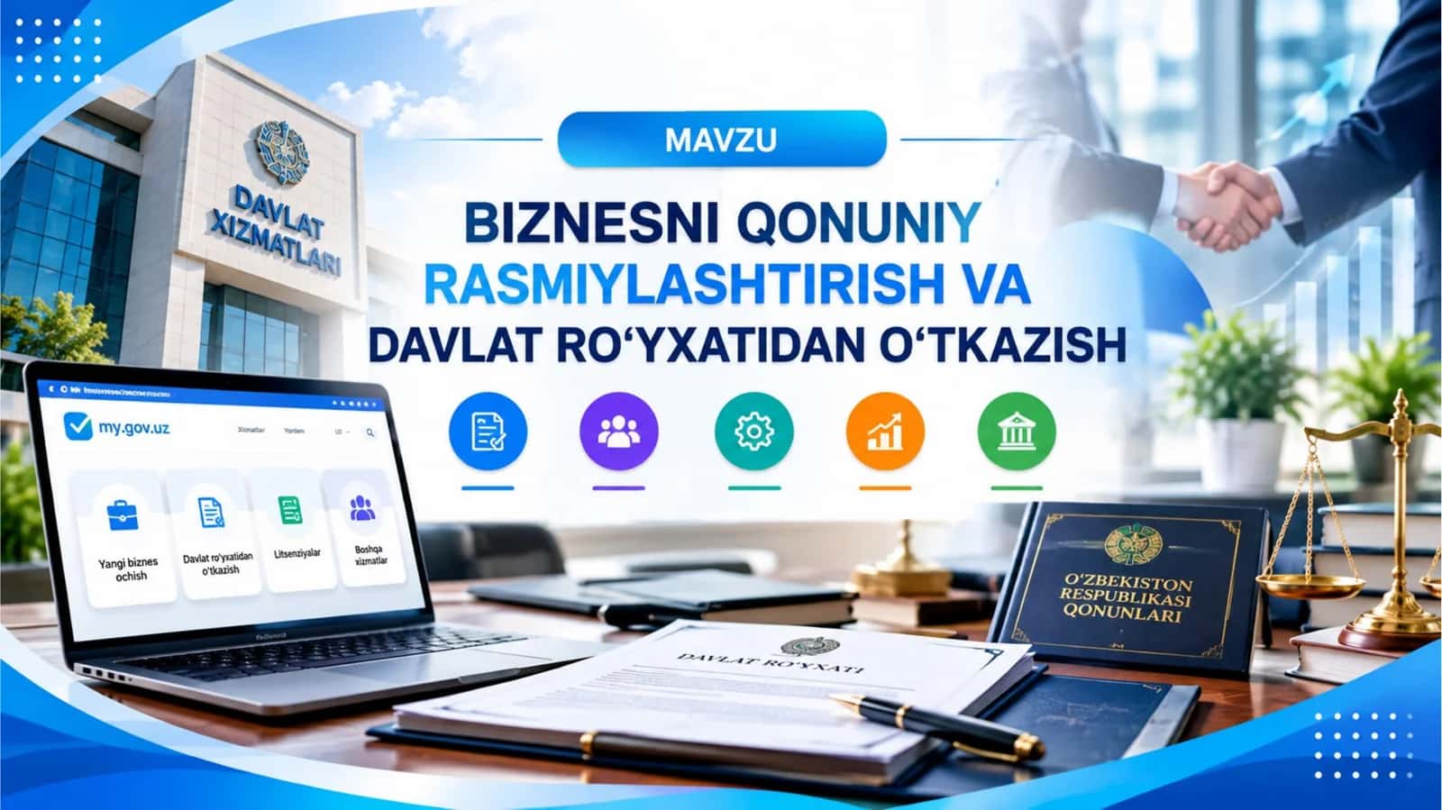 Biznesni qonuniy rasmiylashtirish va davlat ro‘yxatidan o‘tkazish 1