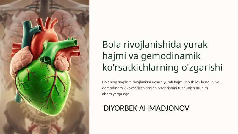 Yurak rivojlanishi 1