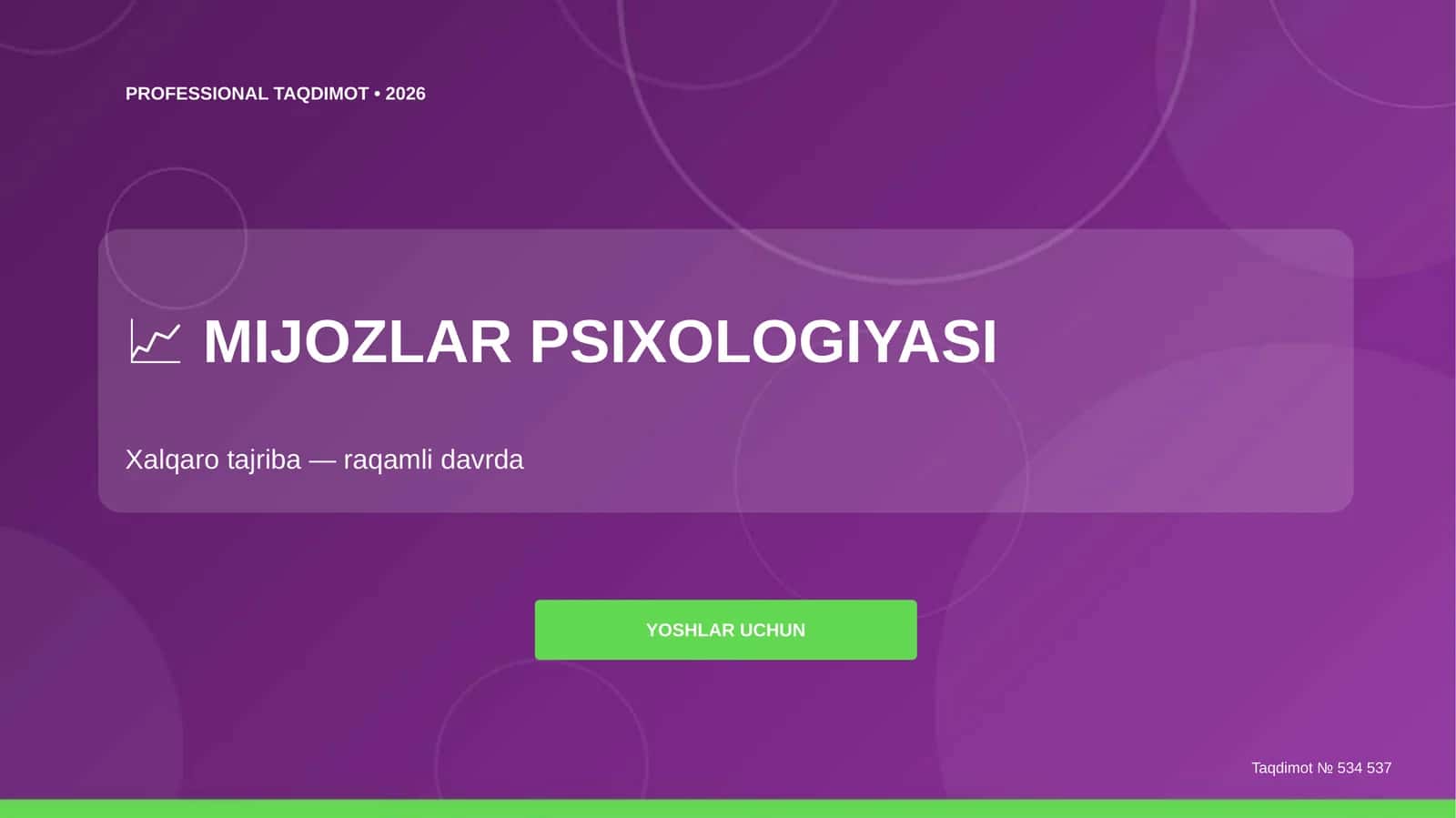 MIJOZLAR PSIXOLOGIYASI 1