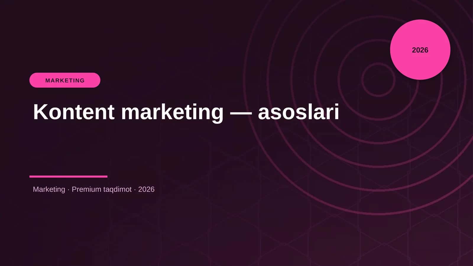 Kontent marketing — asoslari 1