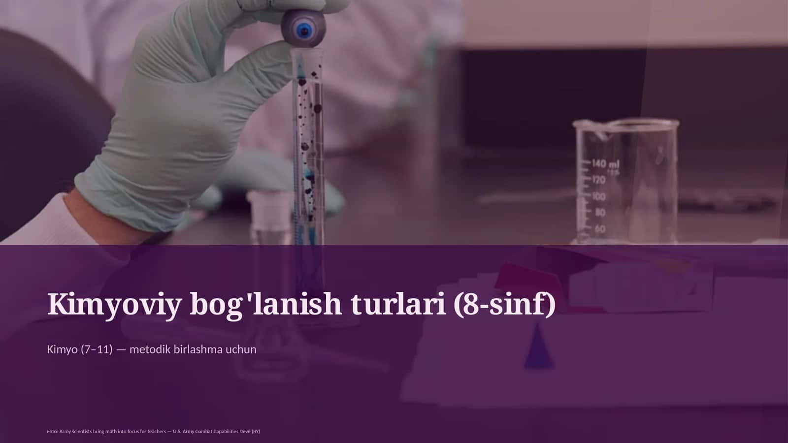 Kimyoviy bog'lanish turlari (8-sinf) 1