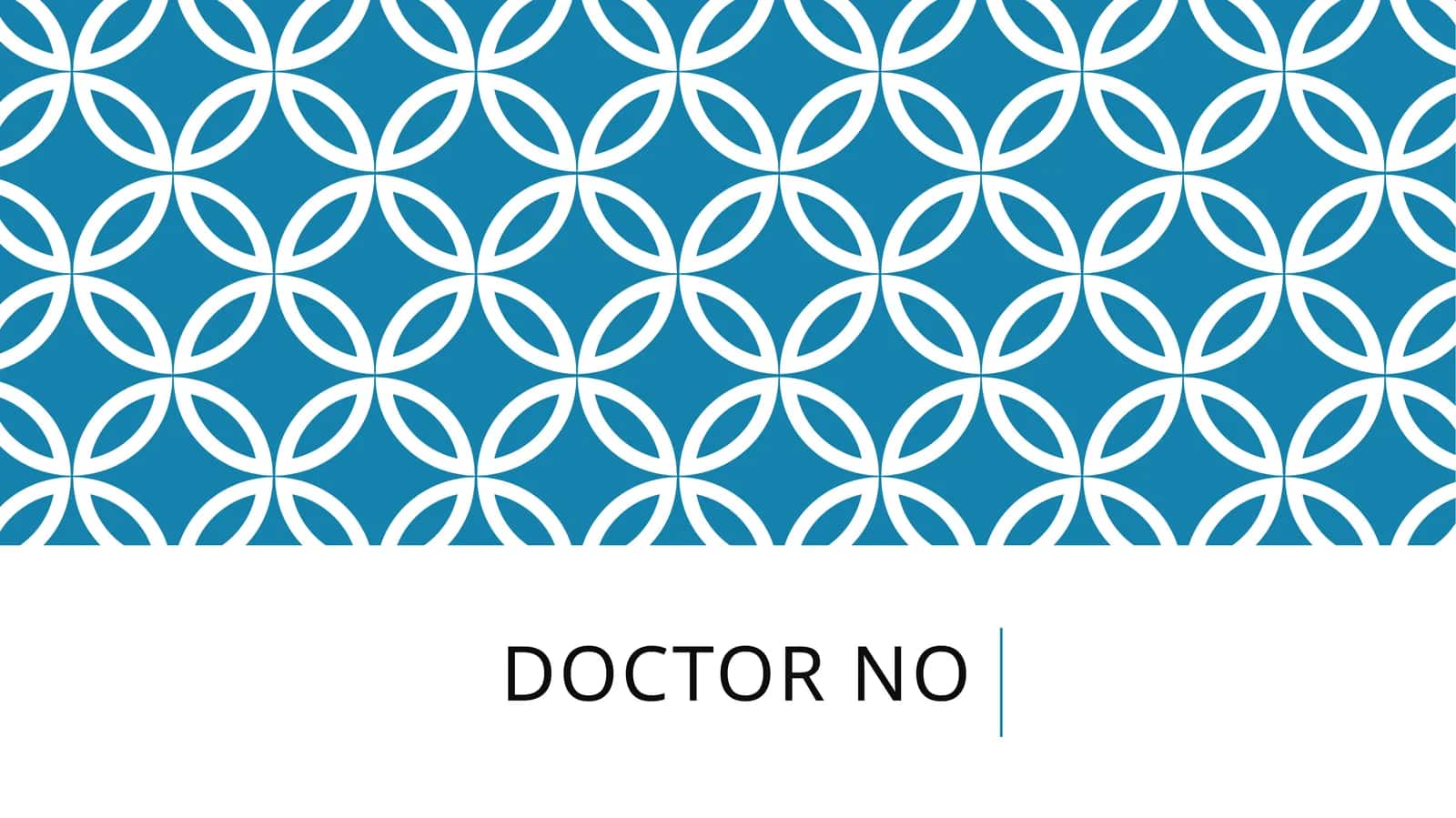 Doctor No 1