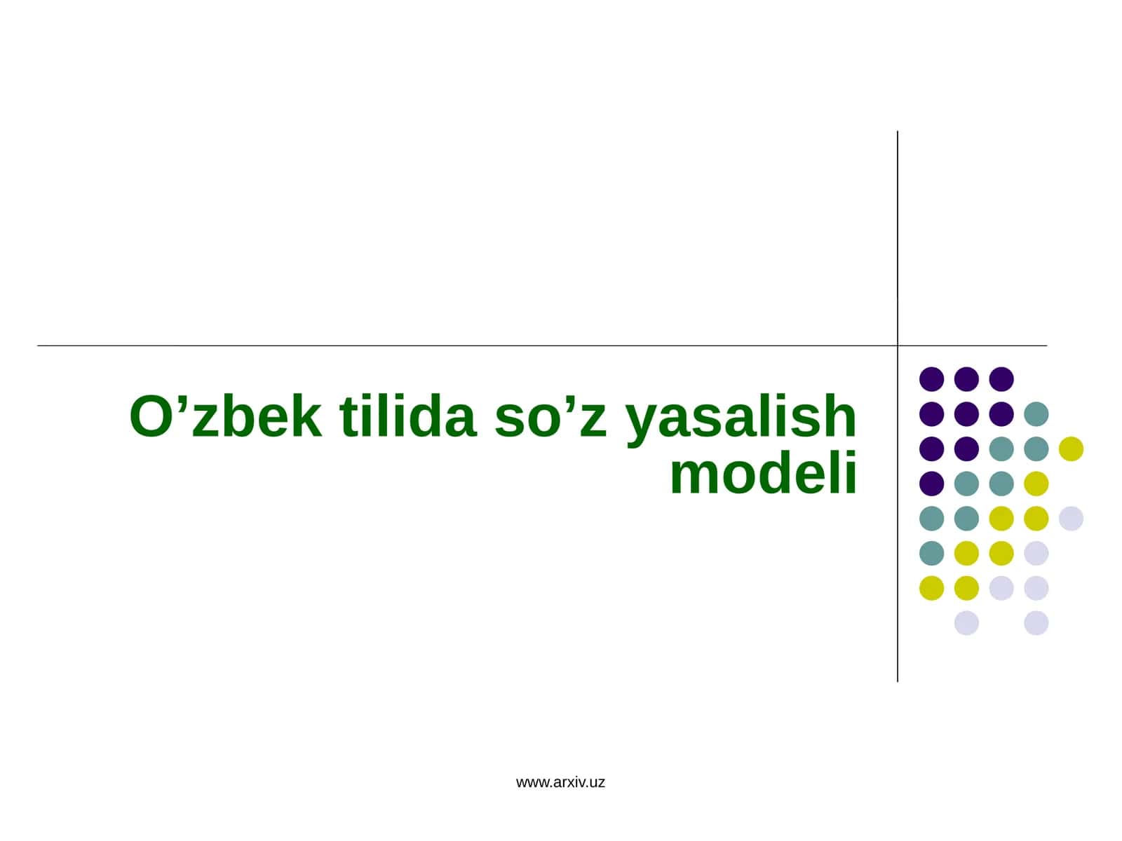 Model Tushunchasi 1