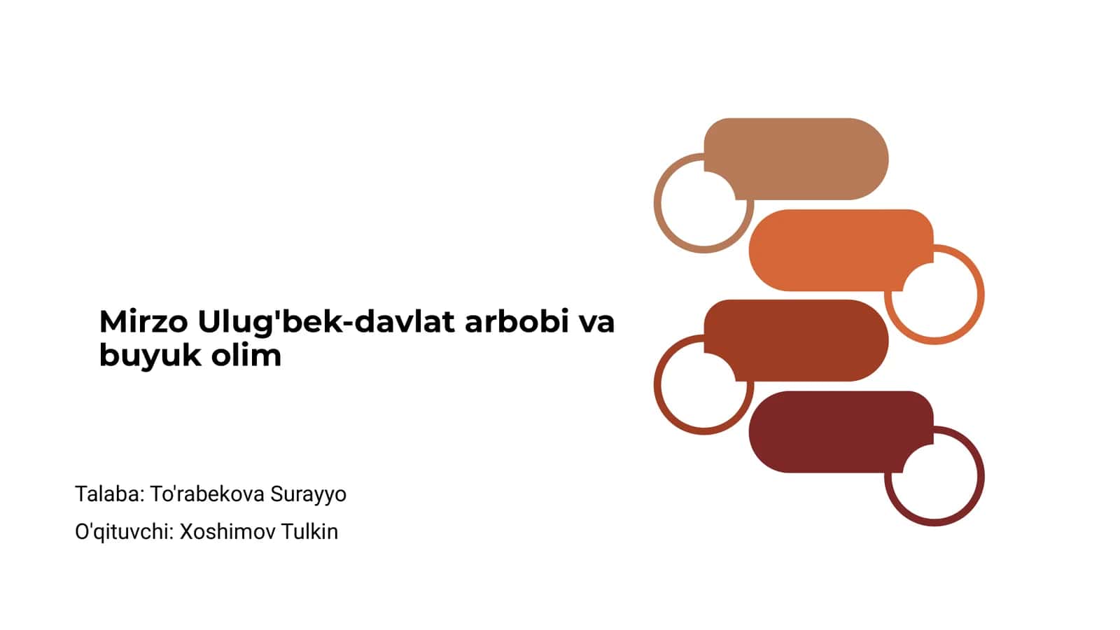 Mirzo Ulug'bekning hayoti 1