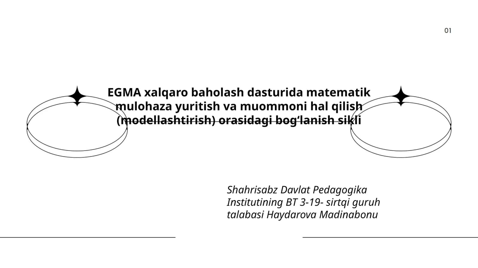 Xalqaro Baholash Dasturi 1