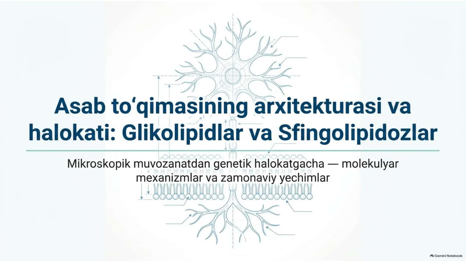 Nerv to‘qimasining asosiy glikolipidlari — 15 slayd 1