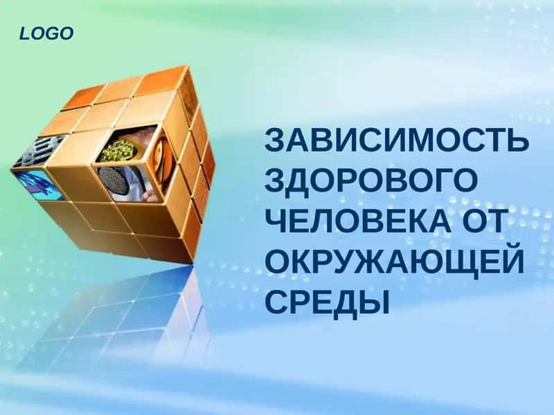 Зависимость здорового человека от окружающей среды 1