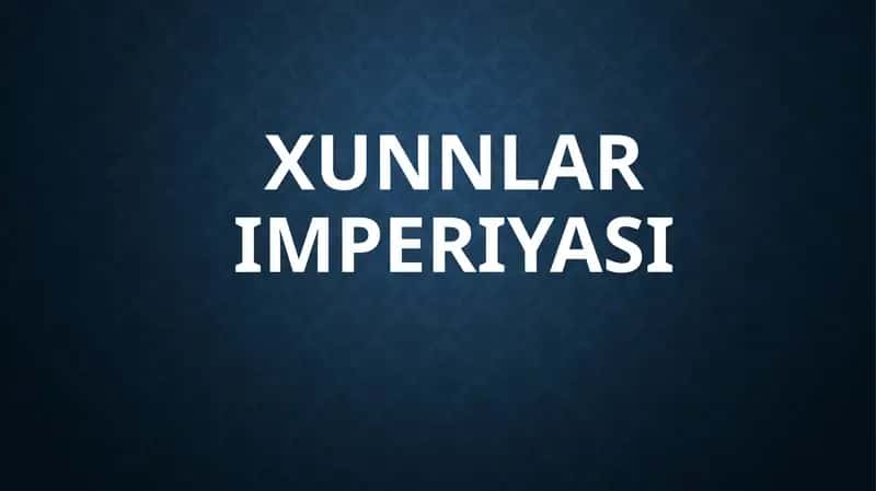 Xunnlar imperiyasi 1