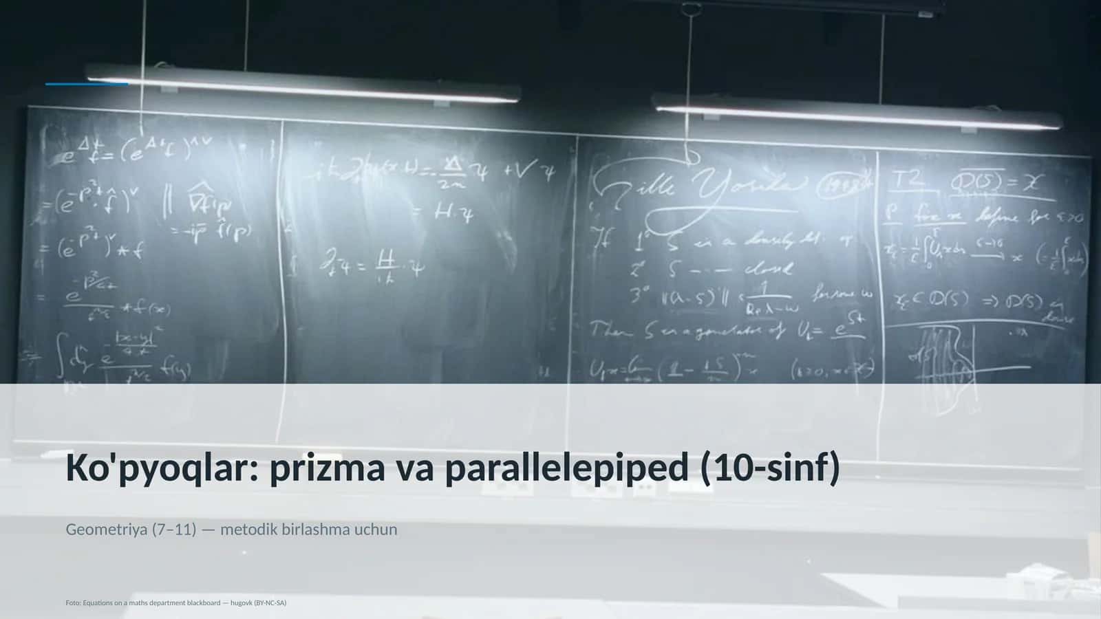 Ko'pyoqlar: prizma va parallelepiped (10-sinf) 1