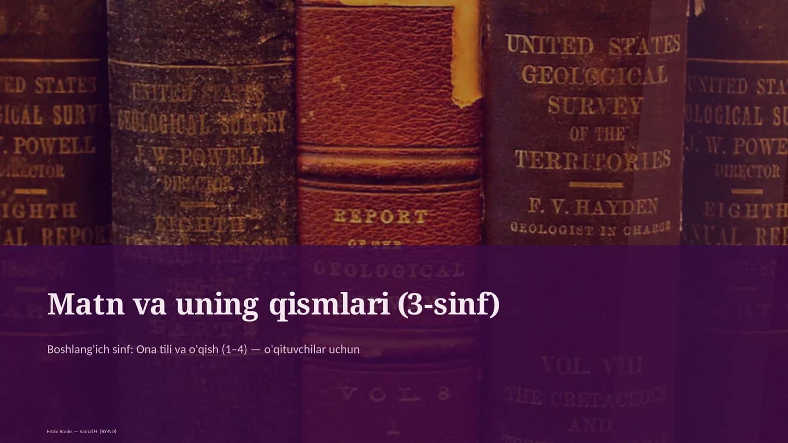 Matn va uning qismlari (3-sinf) 1