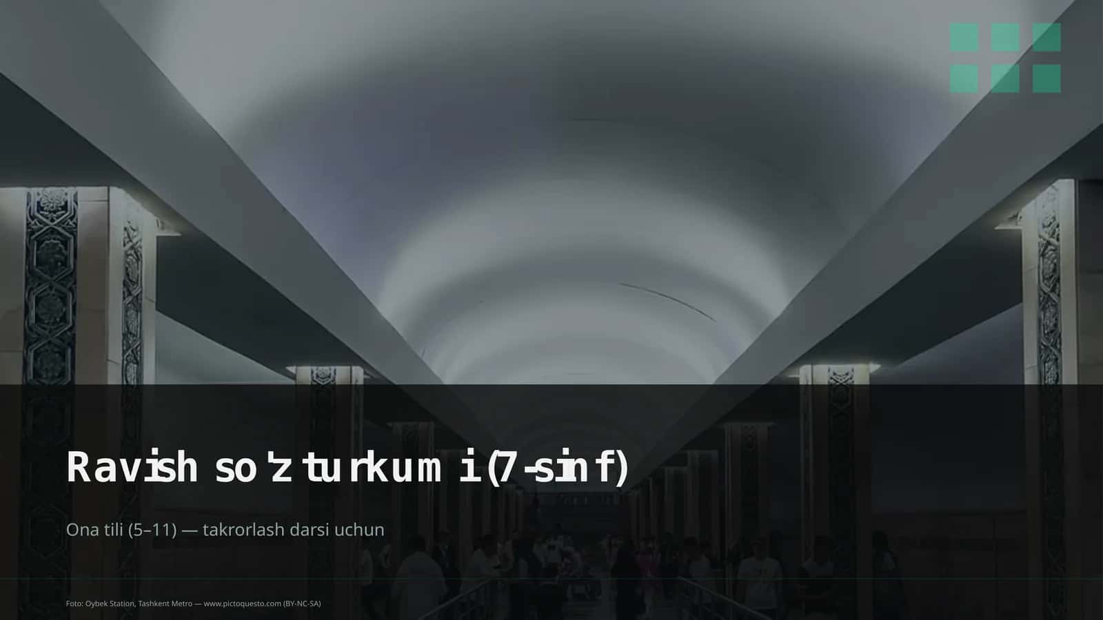 Ravish so'z turkumi (7-sinf) 1