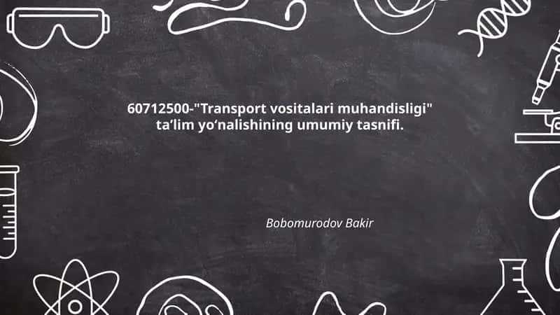 Avtomobil muhandisligi 1