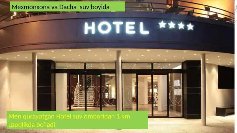 mehmonxona biznesi loyihasi 1
