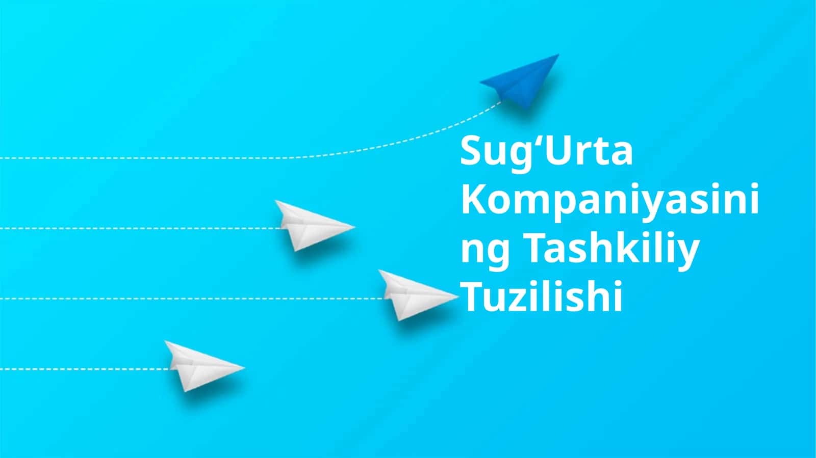 SugʻUrta Kompaniyasining Tashkiliy Tuzilishi 1