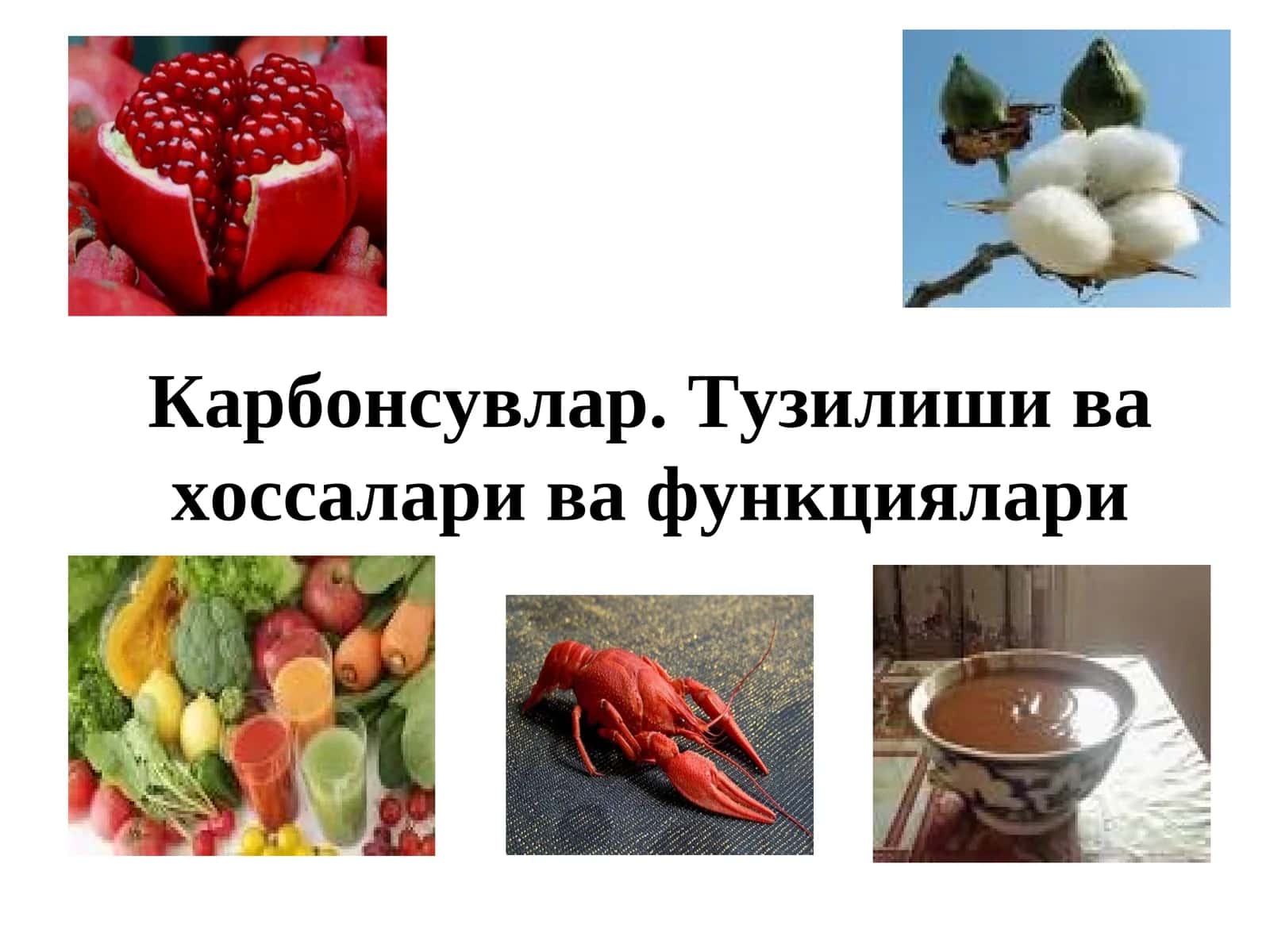 Карбонсувлар. Тузилиши ва хоссалари ва функциялари 1