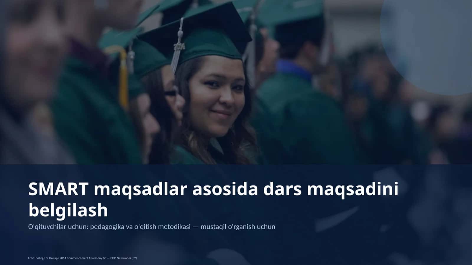 SMART maqsadlar asosida dars maqsadini belgilash 1