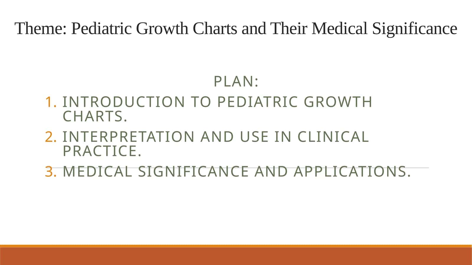 Pediatric Growth Charts and Their Medical Significance 1