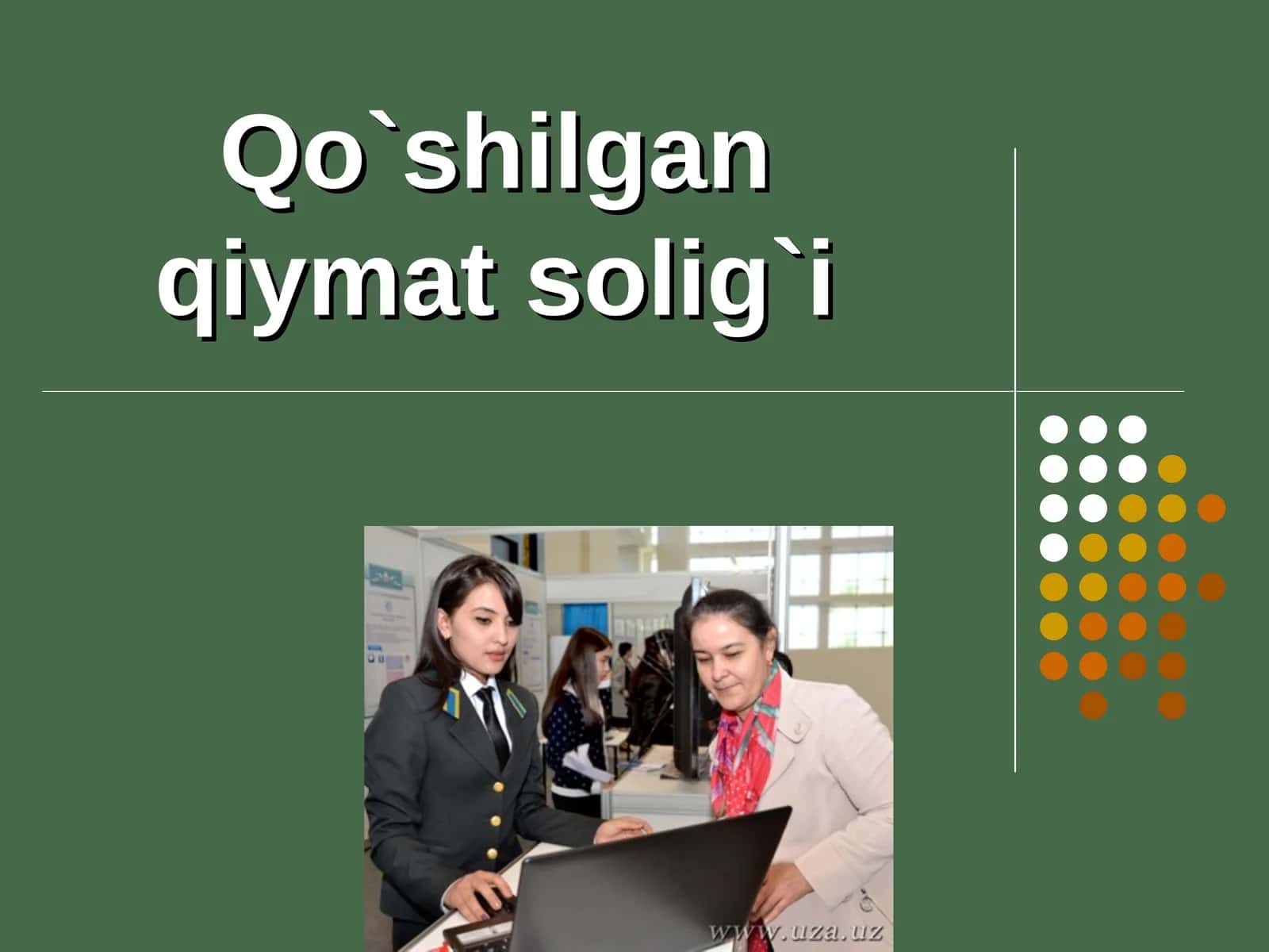 Qo'shilgan qiymat solig'i 1