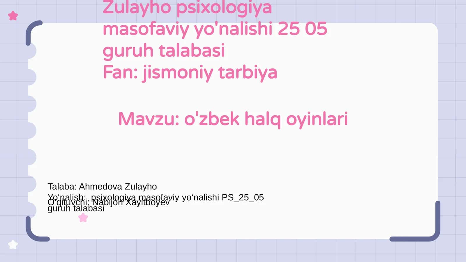 O'zbek halq oyinlari 1