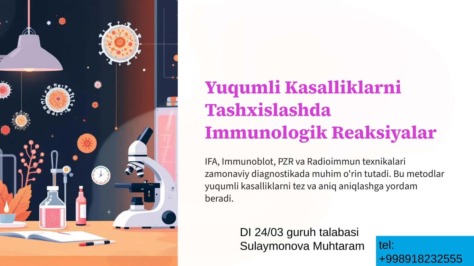 IFA (Immunofluoressent Analiz): Asosiy Prinsiplar 1