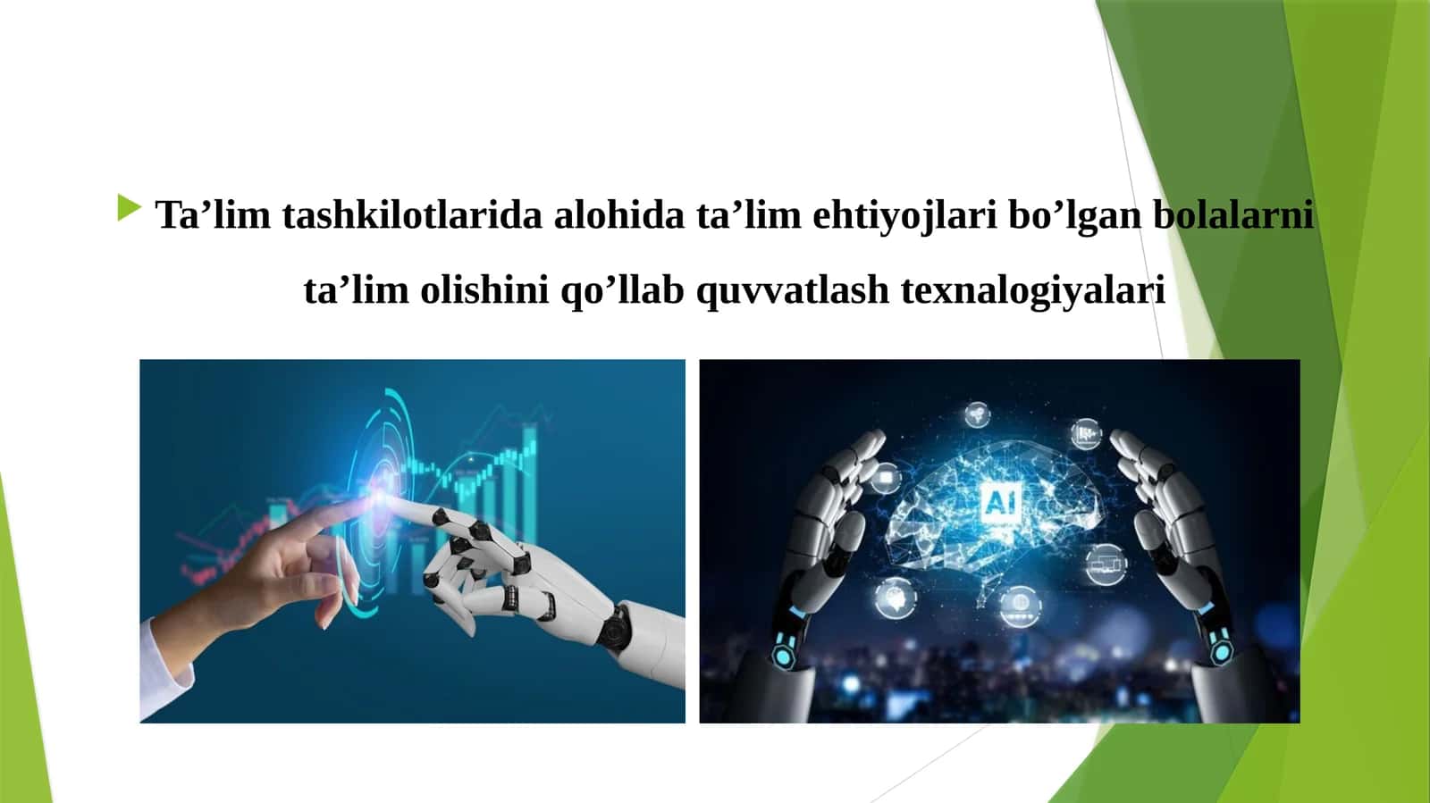Ta’limtashkilotlarida Alohida Ta'lim Ehtiyojlarini Bepul Yaratish Texnologiyalari 1