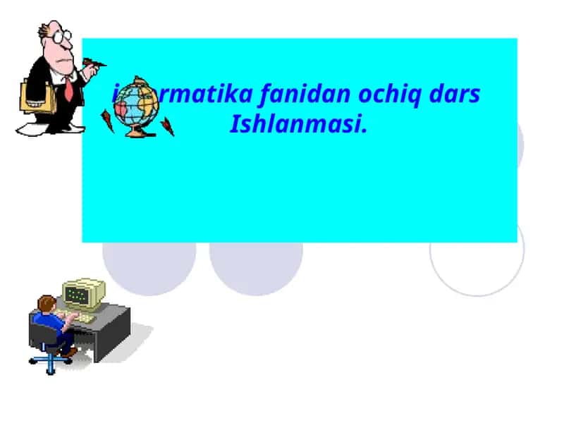 Takrorlash darsi 1