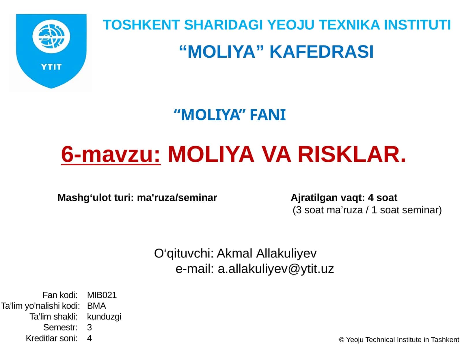 MOLIYAVA RISKLAR 1