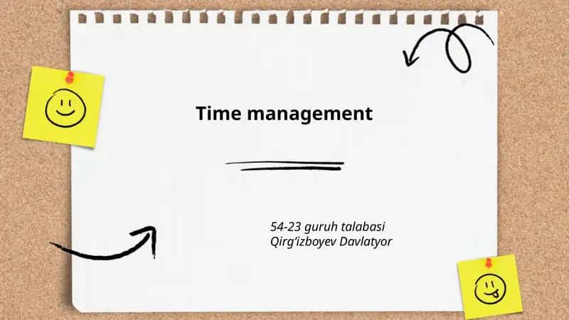 Time management 1