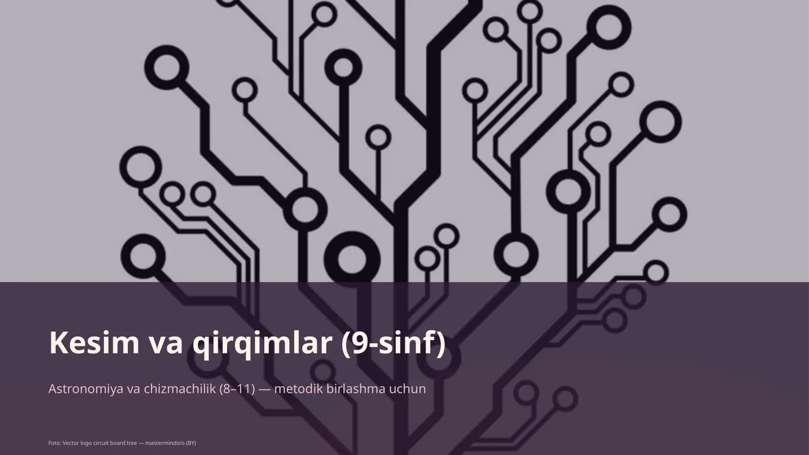 Kesim va qirqimlar (9-sinf) 1
