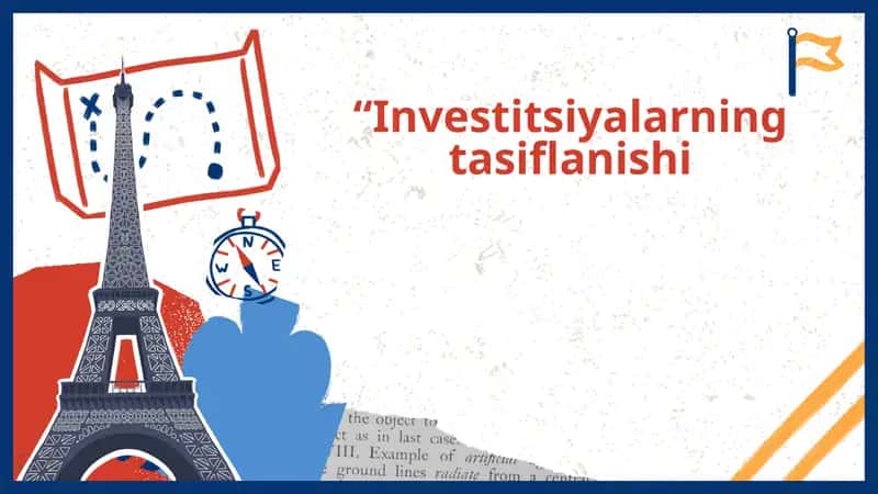 Investitsiyalarning tasiflanishi 1