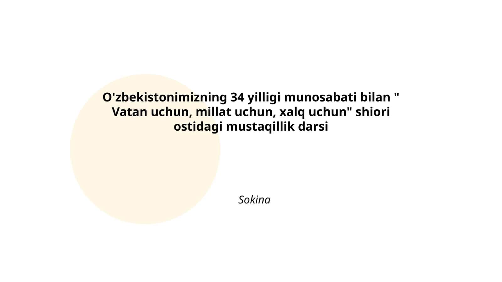 Mustaqillikning 34 yillik yutuqlari: iqtisodiy va ijtimoiy taraqqiyot 1