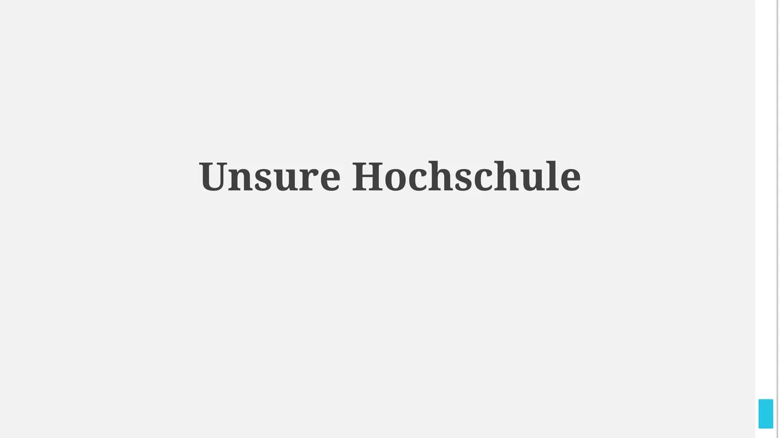 Unsicher Hochschule 1