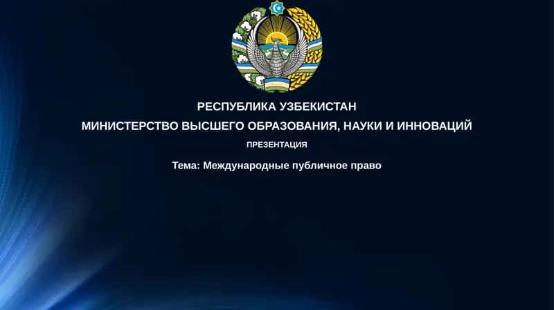 Международныепубличноеправо 1