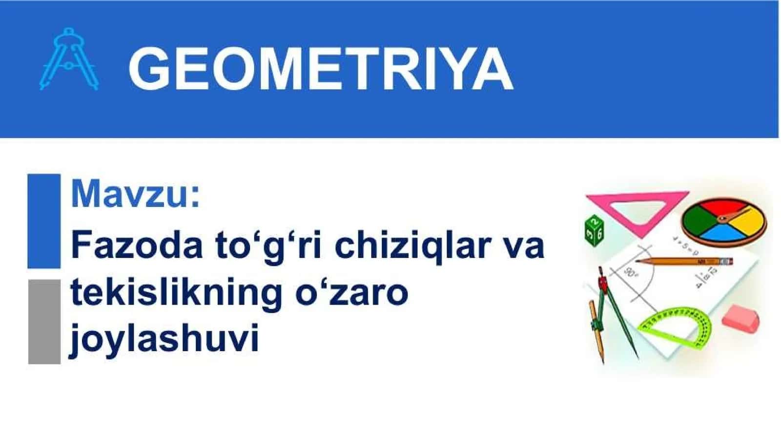 Geometriya amaliy ish 1