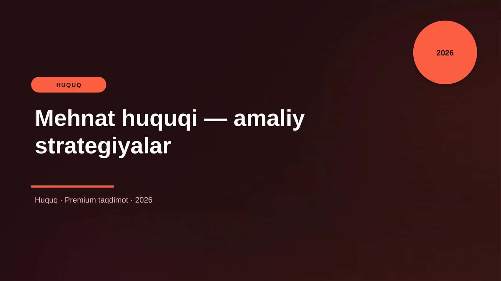 Mehnat huquqi — amaliy strategiyalar 1