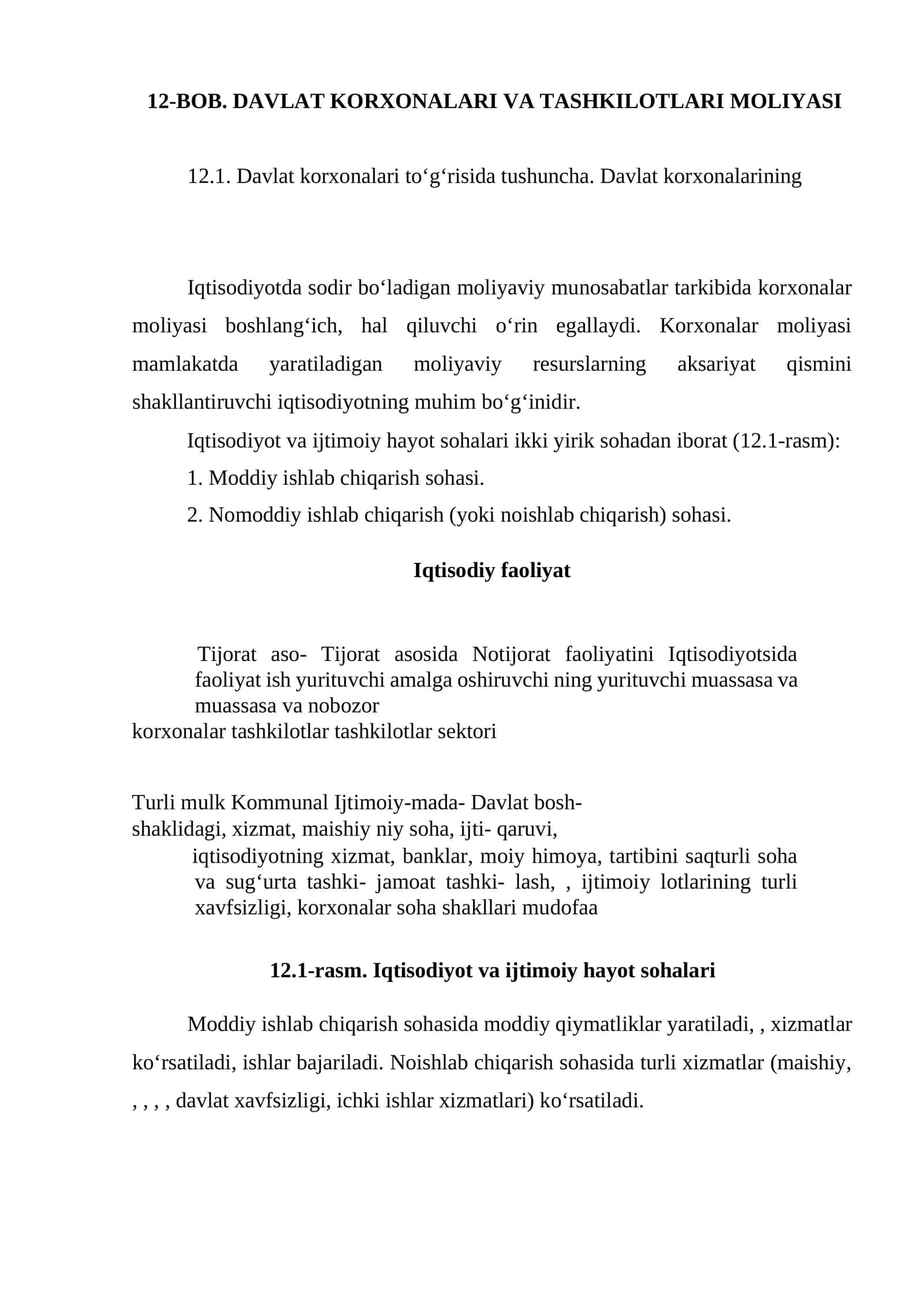 Davlat korxonalari va tashkilotlari moliyasi 1