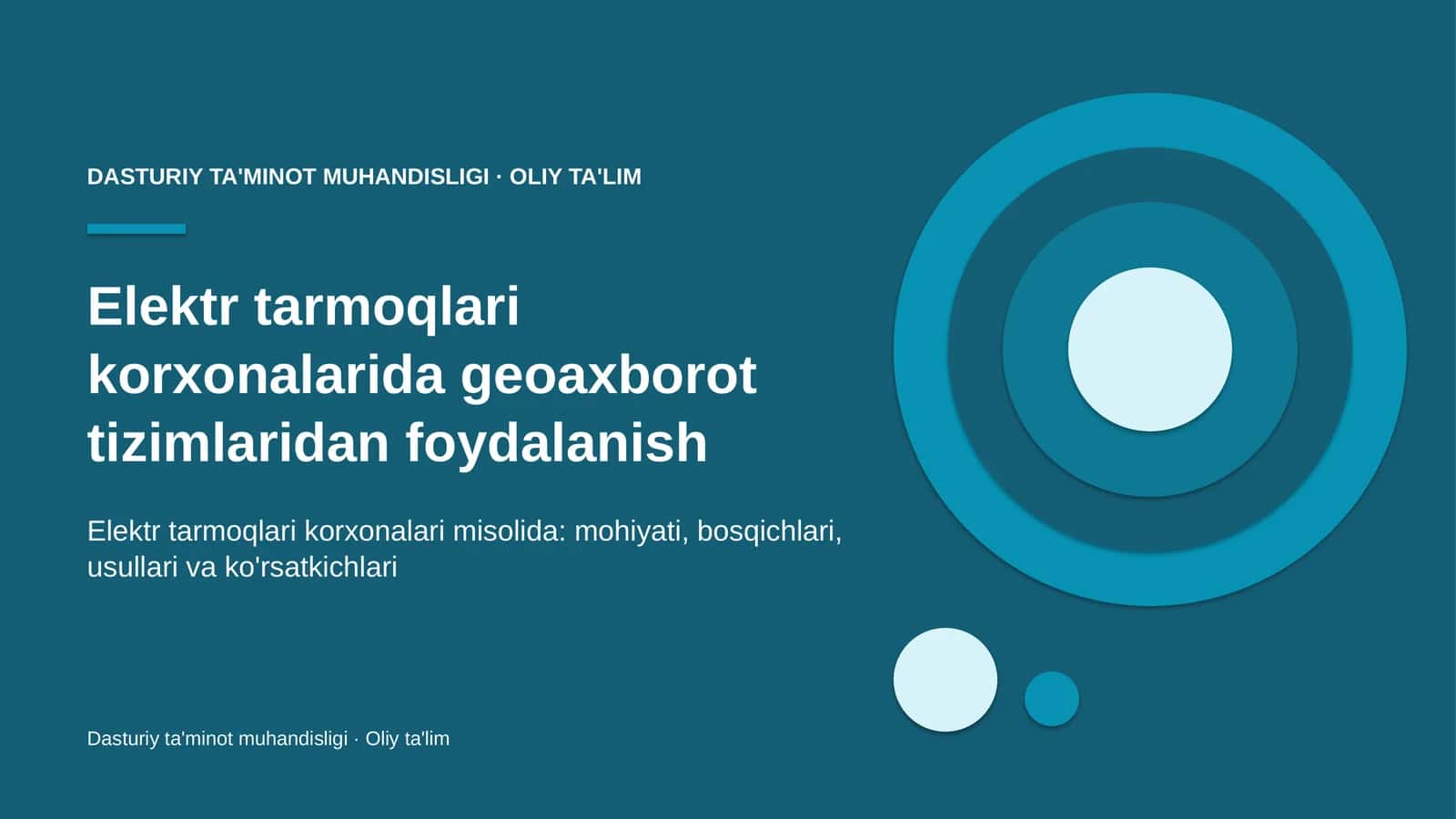 elektr tarmoqlari korxonalarida geoaxborot tizimlaridan foydalanish 9673 1
