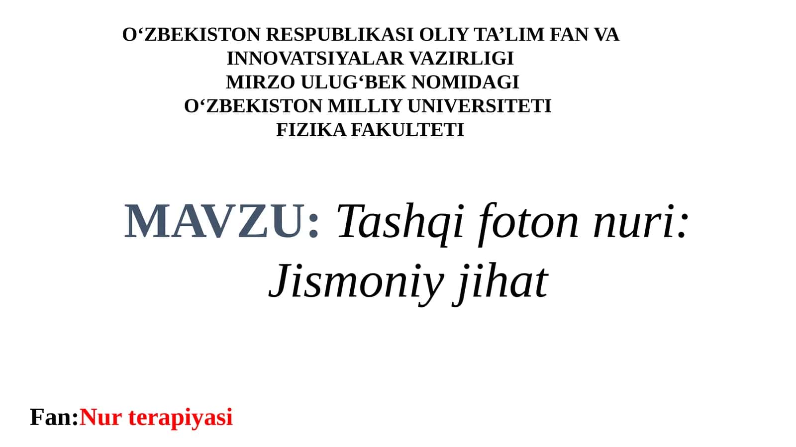 Doza tushunchalari va birliklari 1