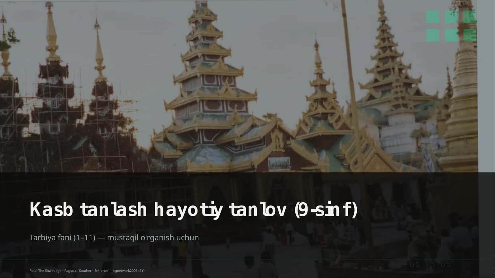 Kasb tanlash hayotiy tanlov (9-sinf) 1