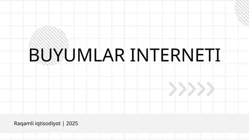 BUYUMLAR INTERNETI 1