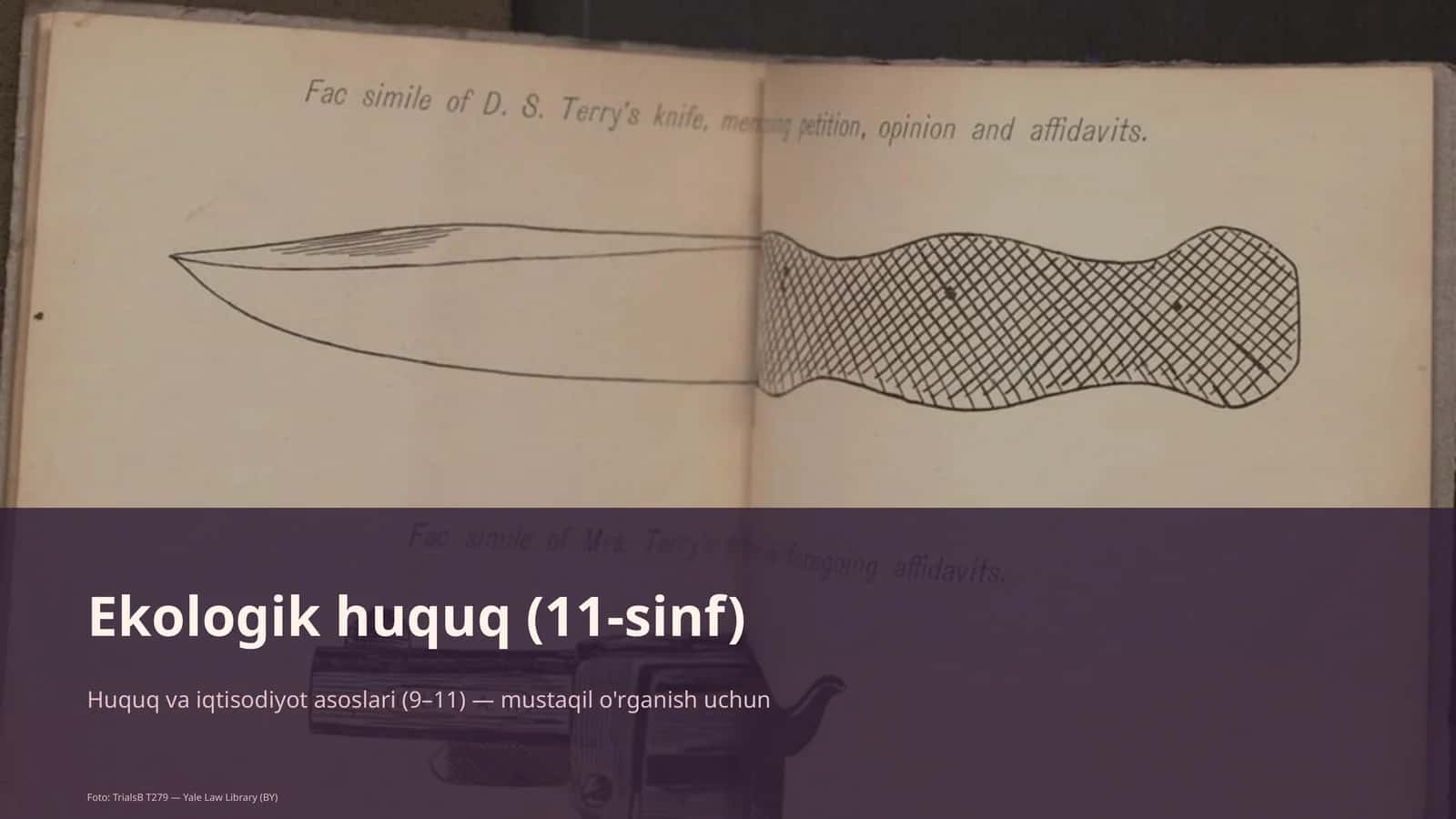 Ekologik huquq (11-sinf) 1