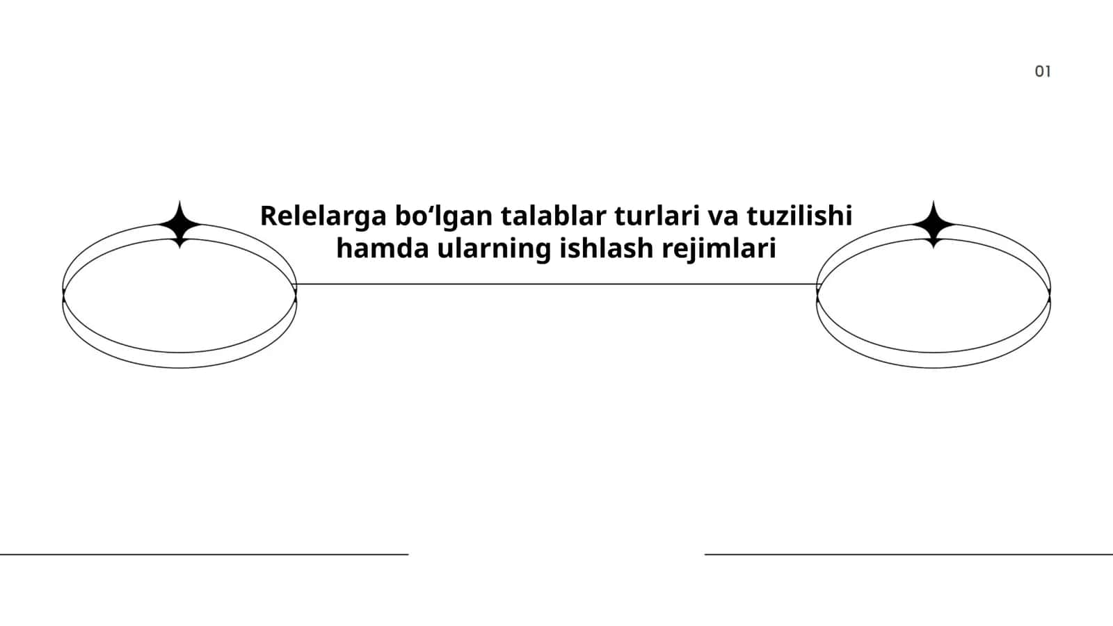 Relelarga boʻlgan talablar turlari va tuzilishi hamda ularning ishlash rejimlari 1